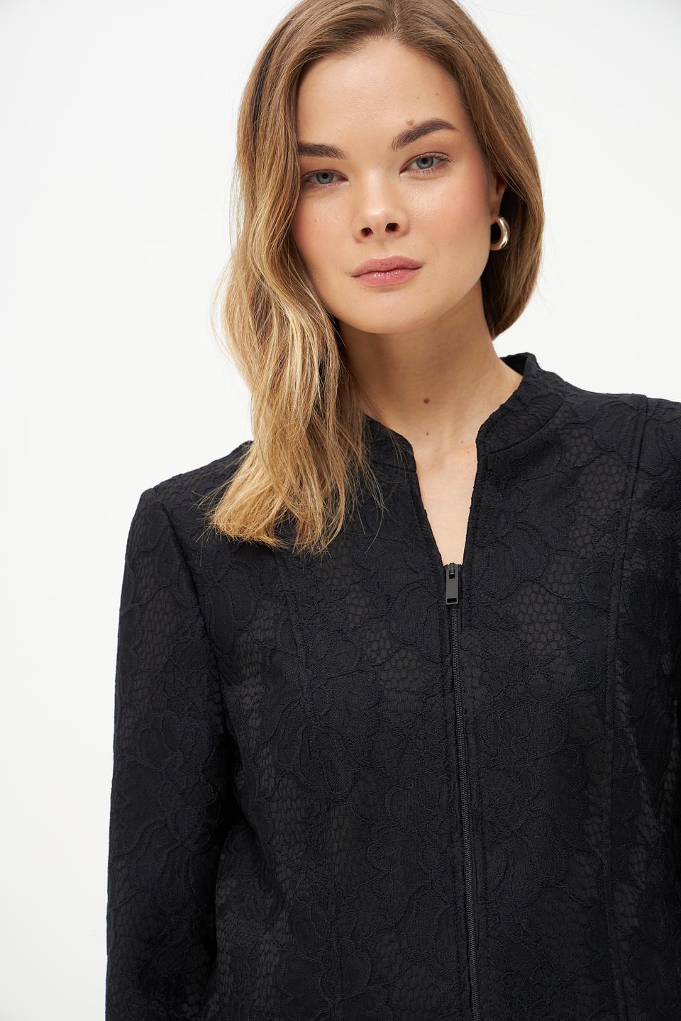 Жакет Frank Walder с узором чёрный