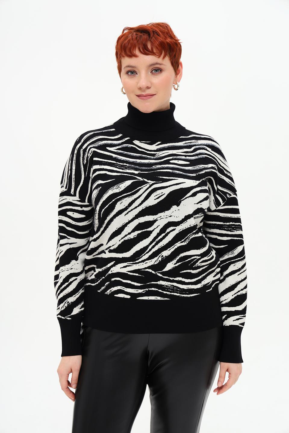 Водолазка Gerry Weber принт зебра