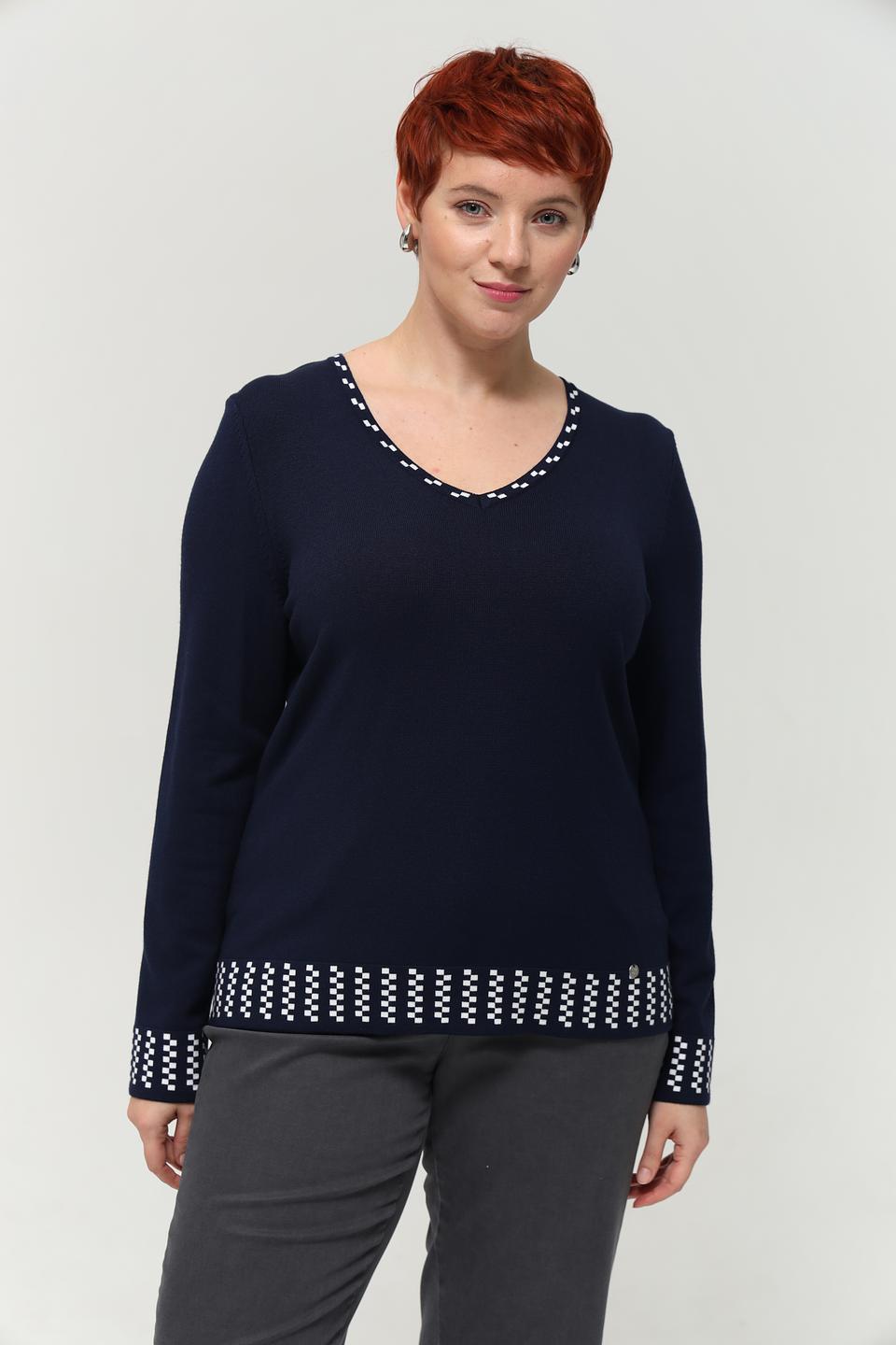 Пуловер Gollehaug с V-образным вырезом