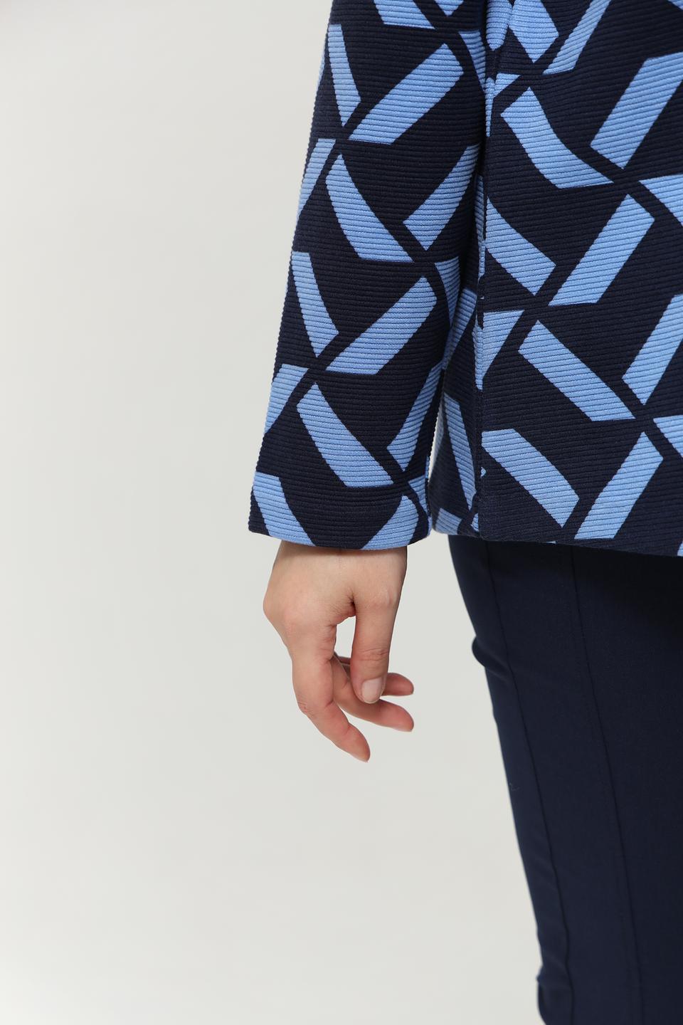 Пуловер Via Appia с геометрическим принтом