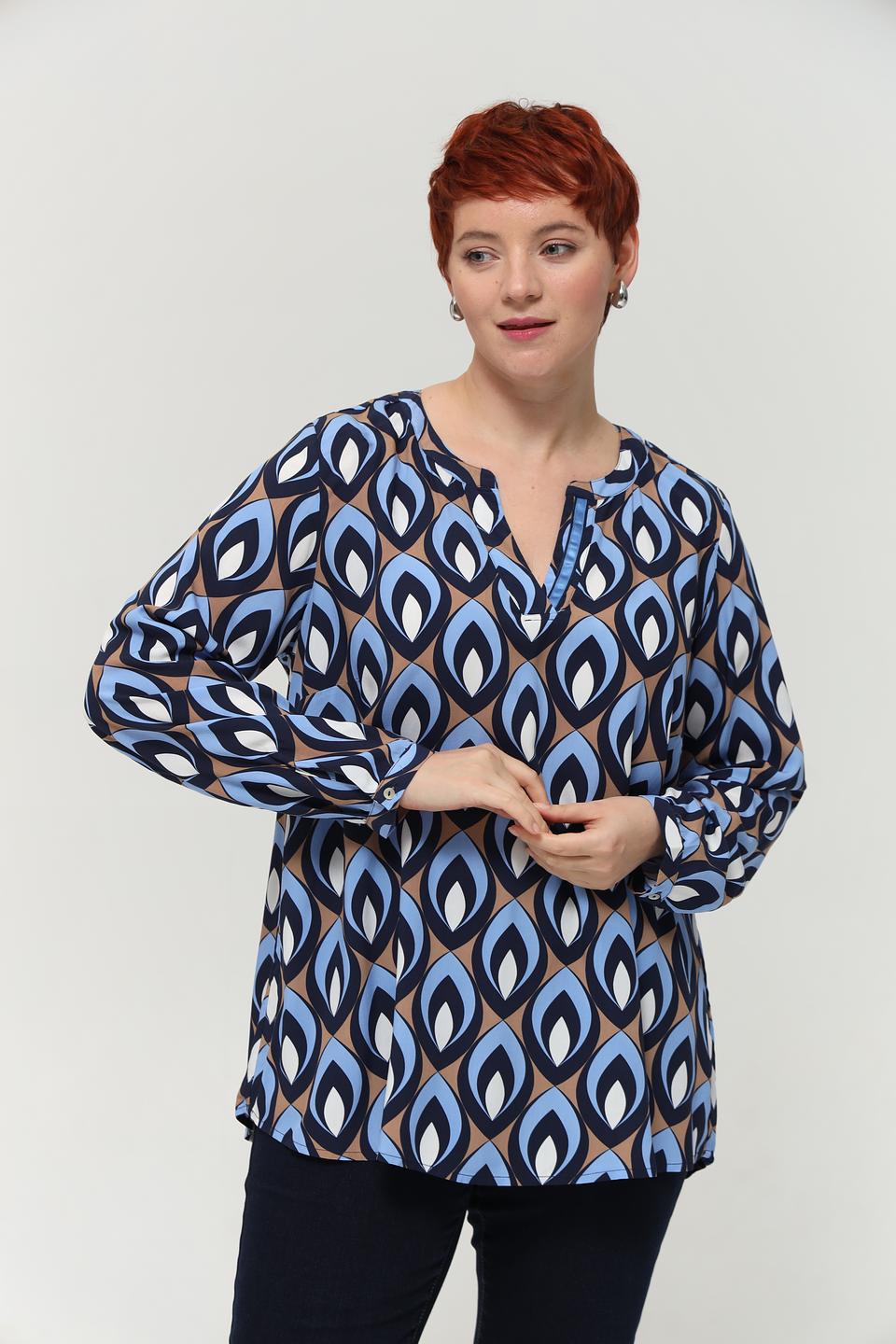 Блуза Via Appia с принтом