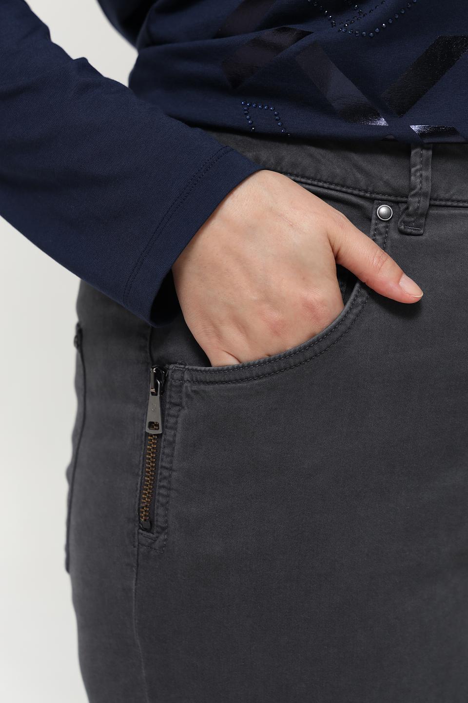 Джинсы Luisa Cerano серые