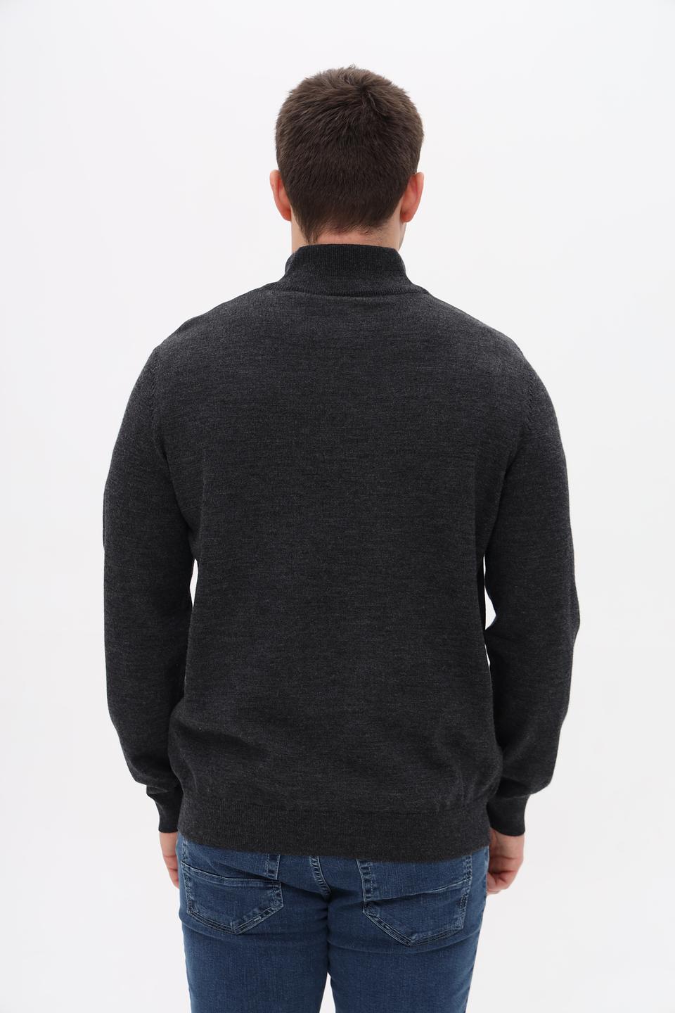 Джемпер Seidensticker с молнией серый