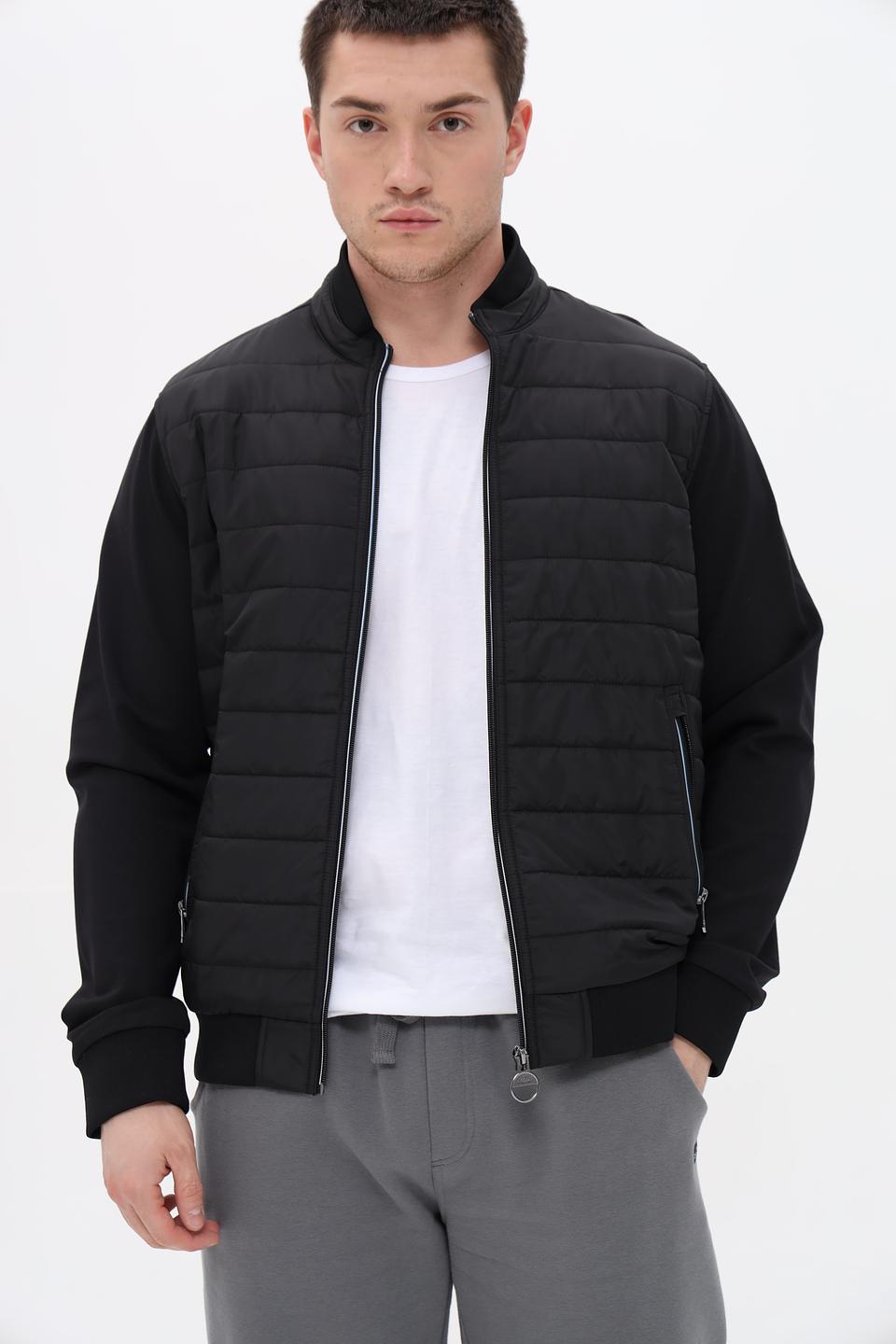 Кардиган New Canadian стеганый черный