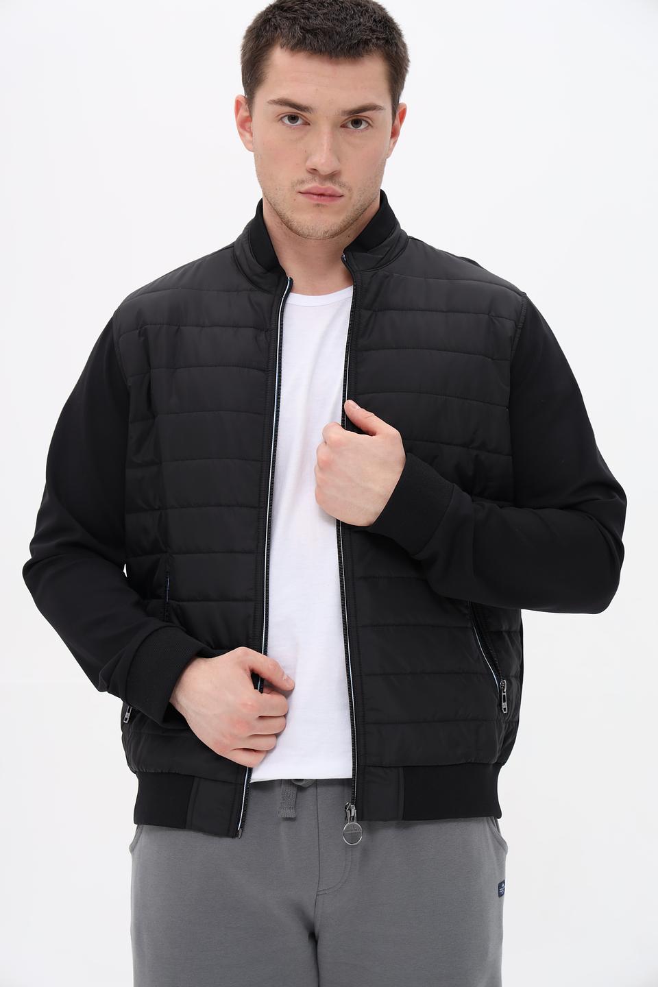 Кардиган New Canadian стеганый черный