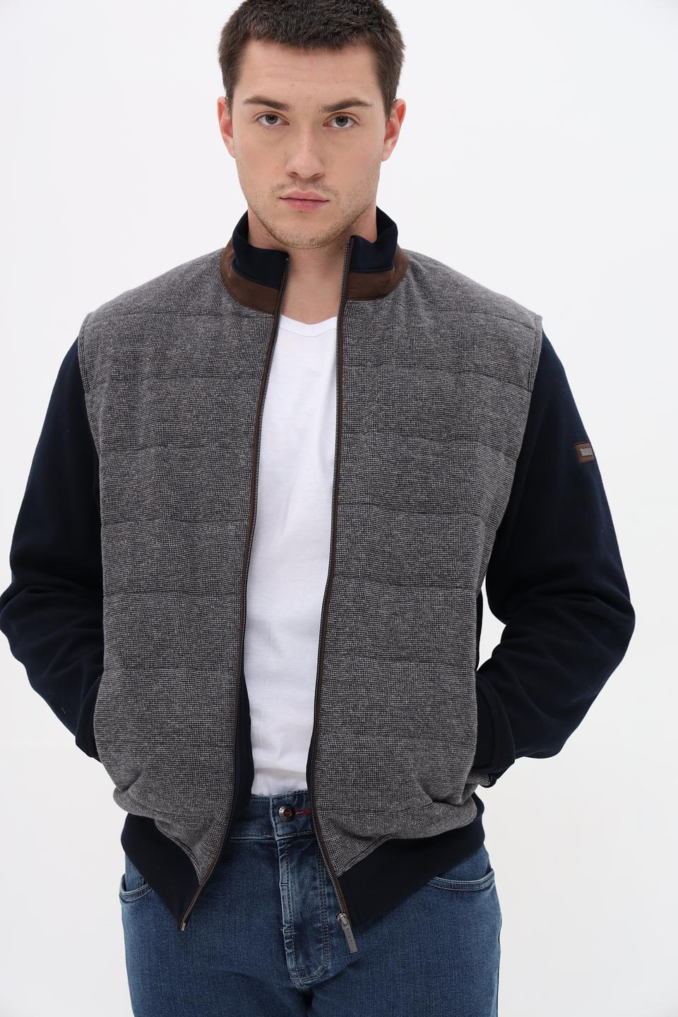 Кардиган Bugatti комбинированный серый