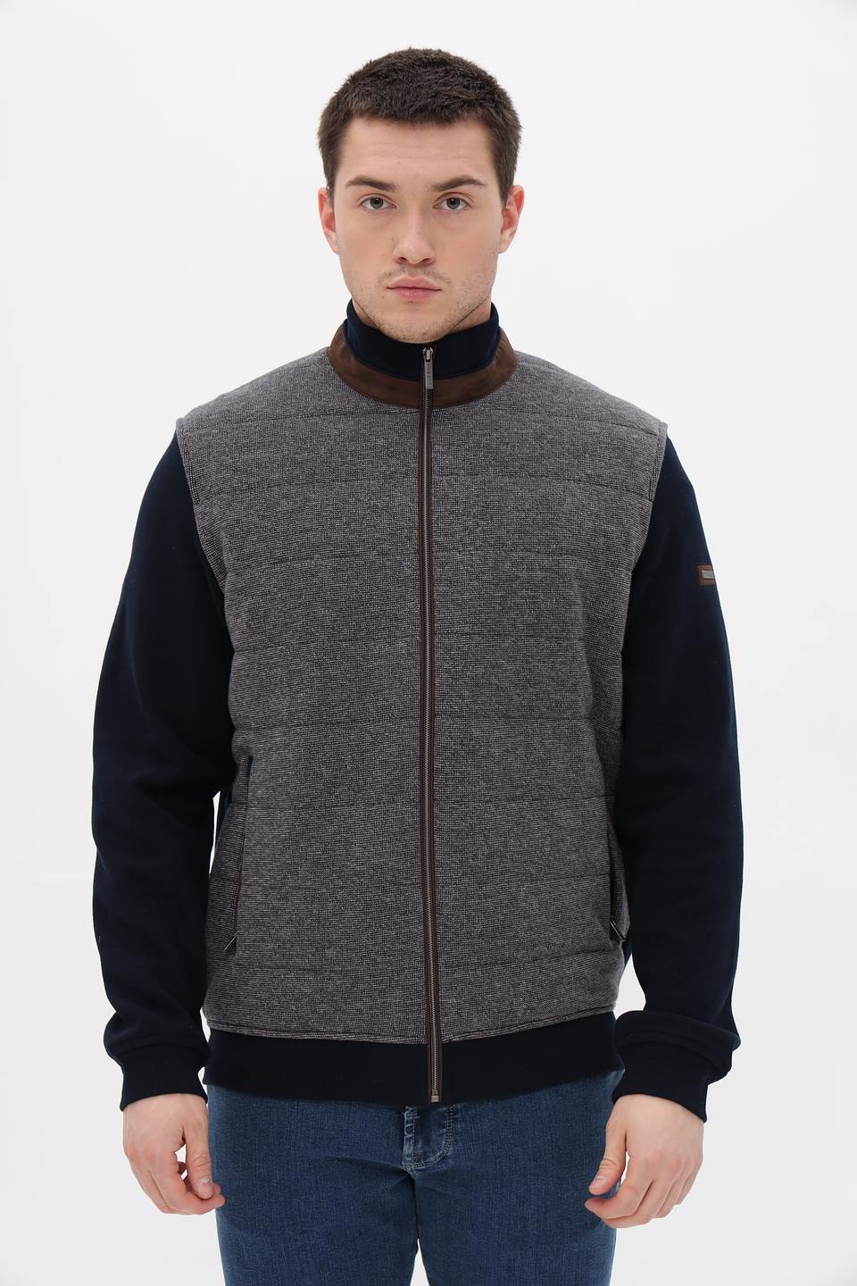 Кардиган Bugatti комбинированный серый