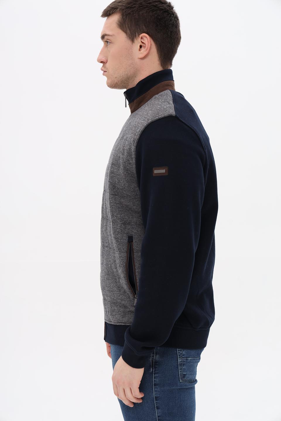 Кардиган Bugatti комбинированный серый