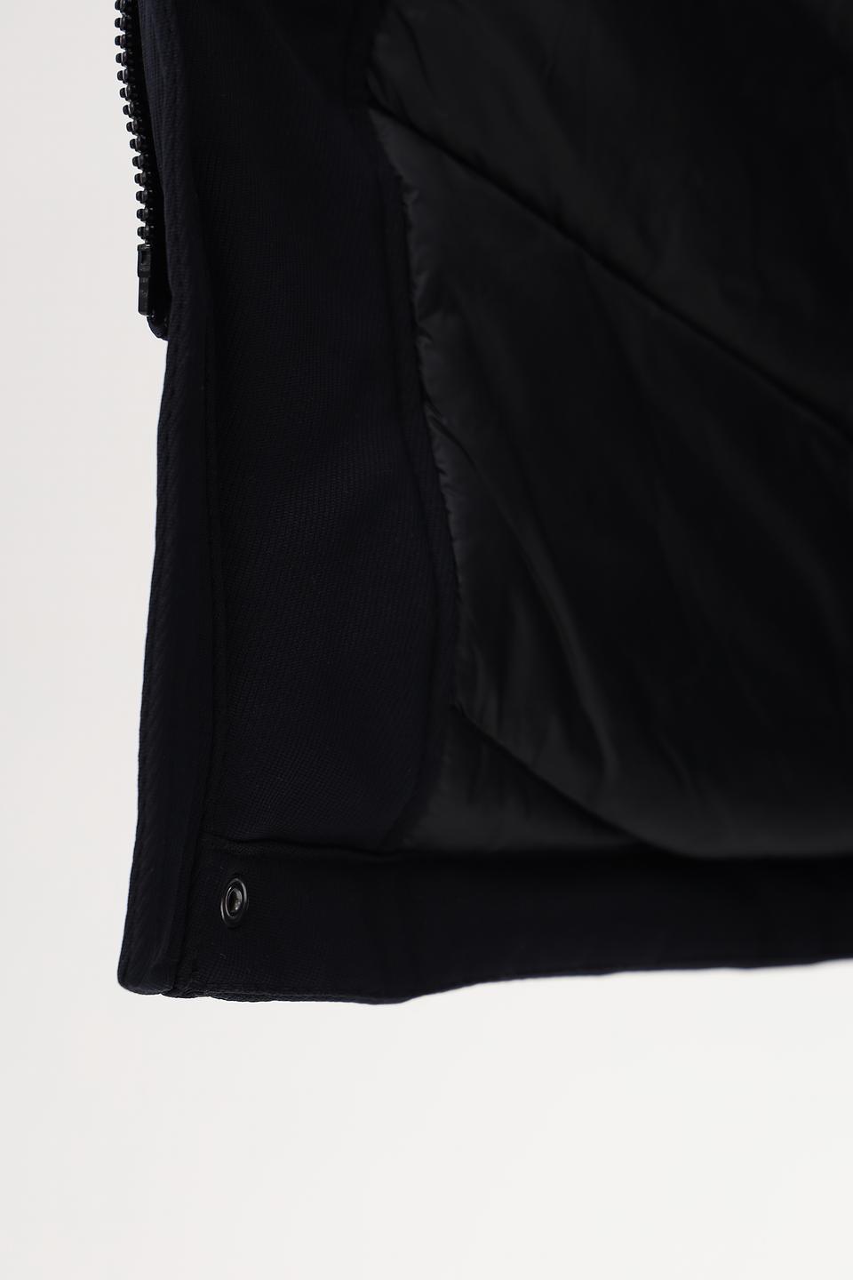 Куртка New Canadian чёрная с мехом