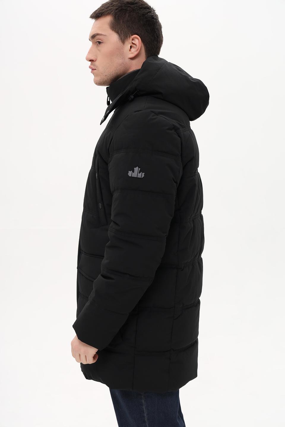 Пальто New Canadian чёрное стеганое