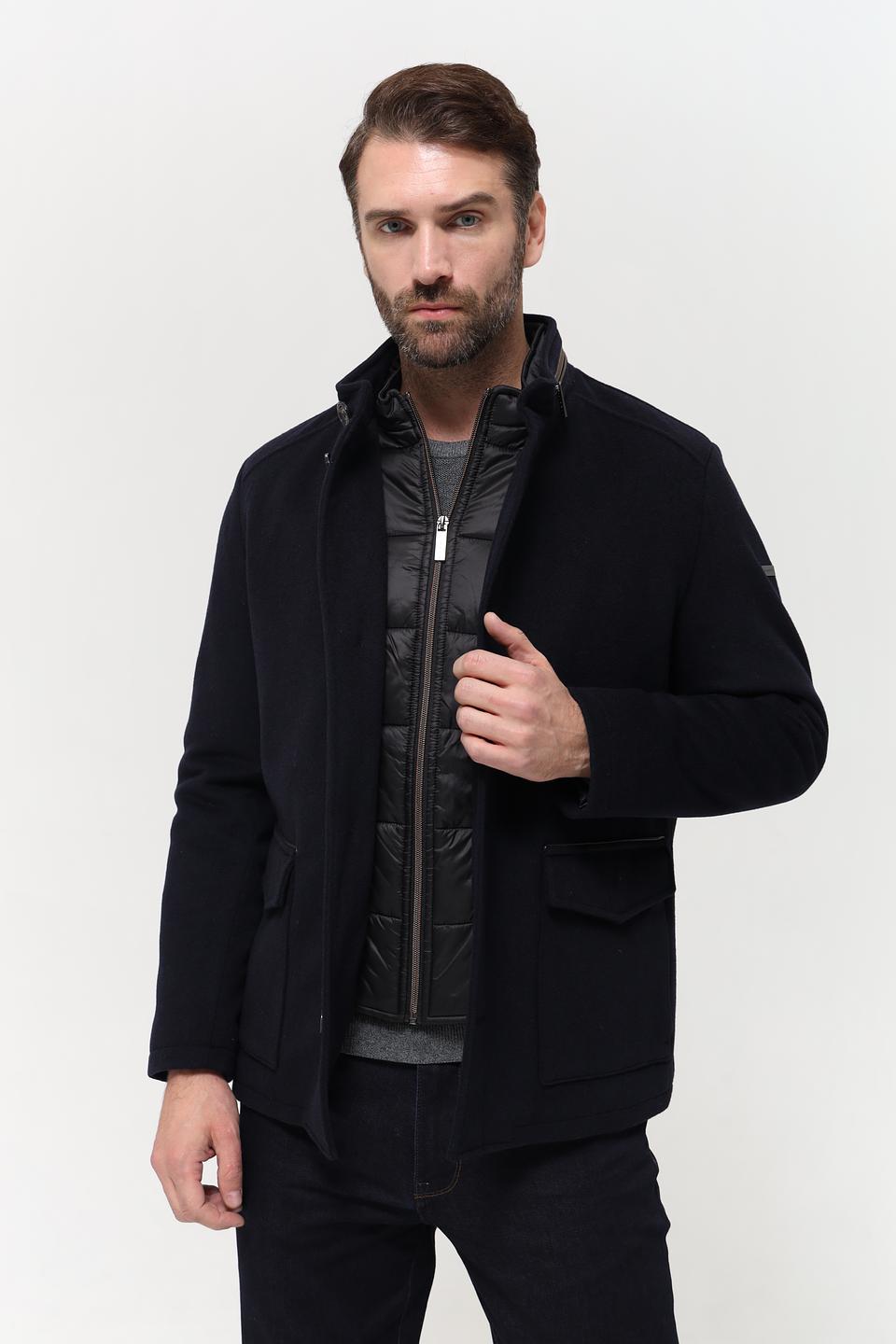 Куртка Bugatti шерсть чёрная