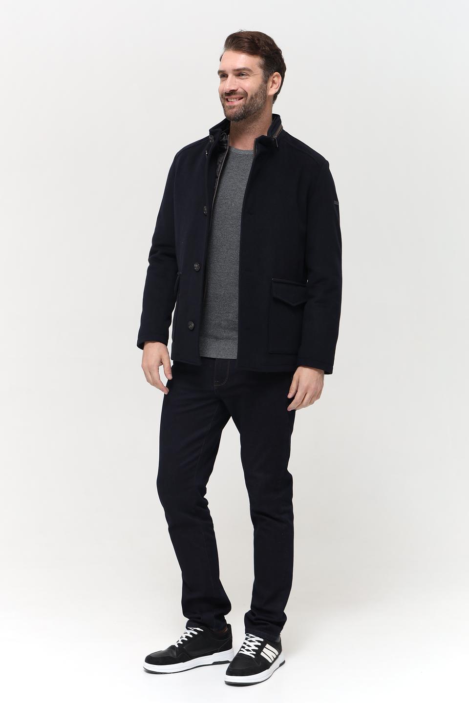 Куртка Bugatti шерсть чёрная