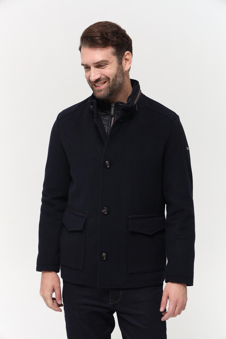 Куртка Bugatti шерсть чёрная