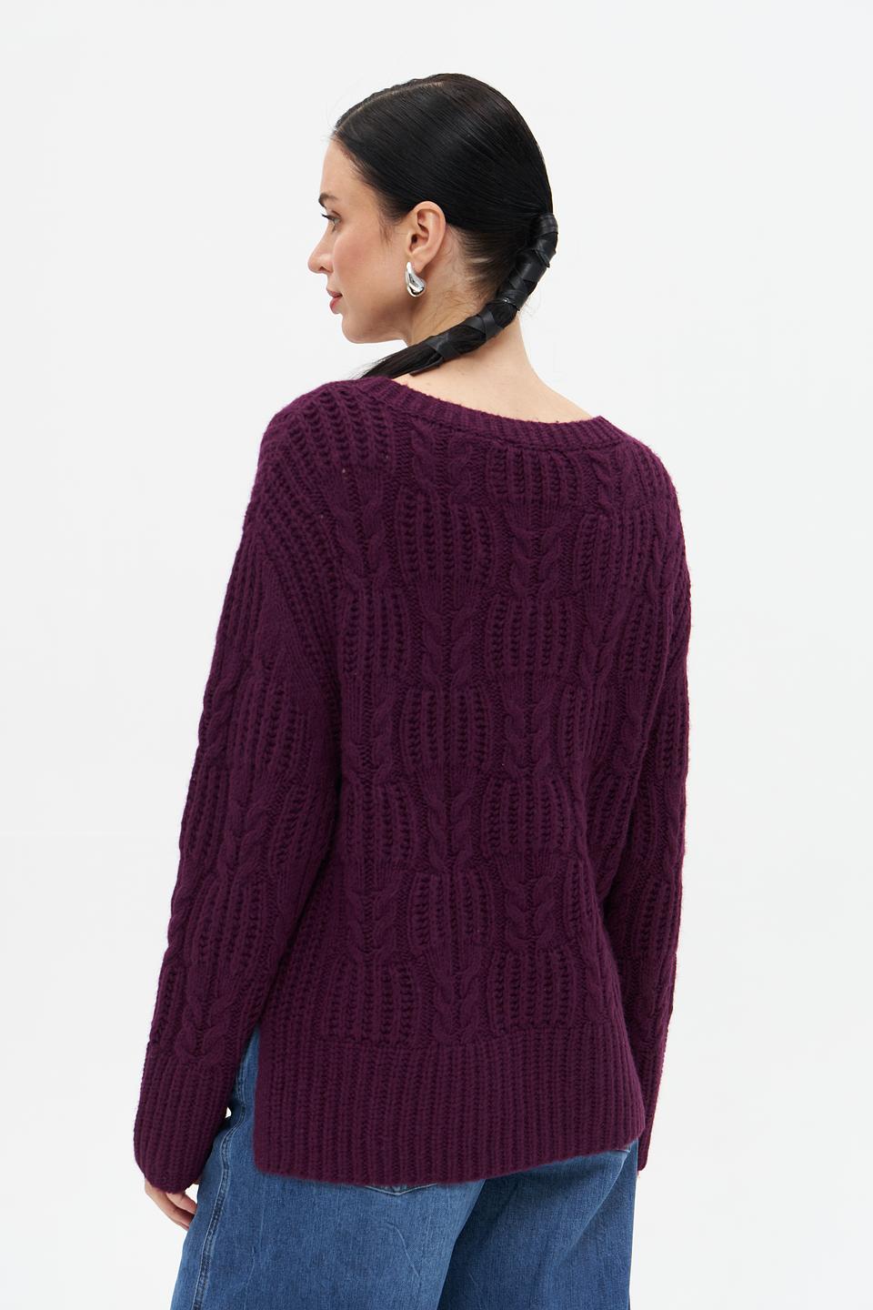 Пуловер Tom Tailor с косами