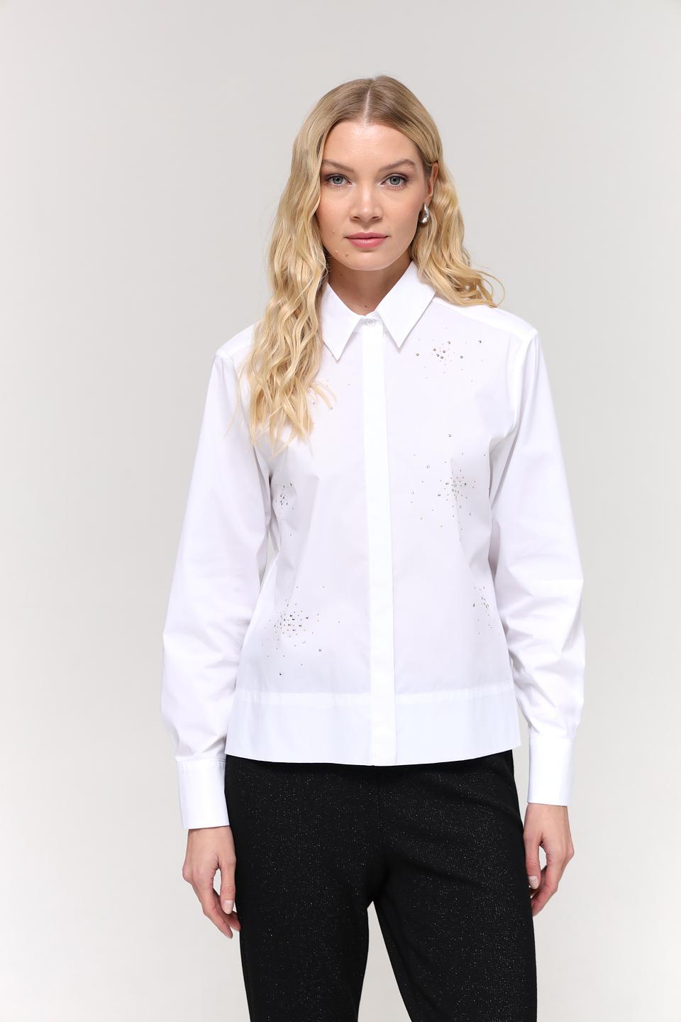 Рубашка Bianca с декором