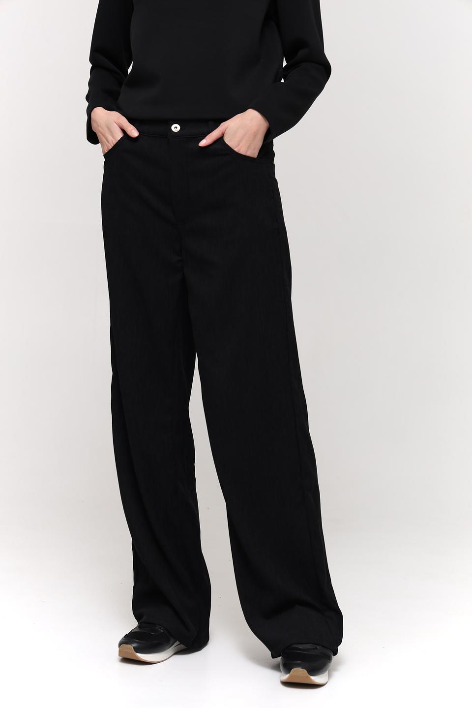 Брюки палаццо Taifun чёрные