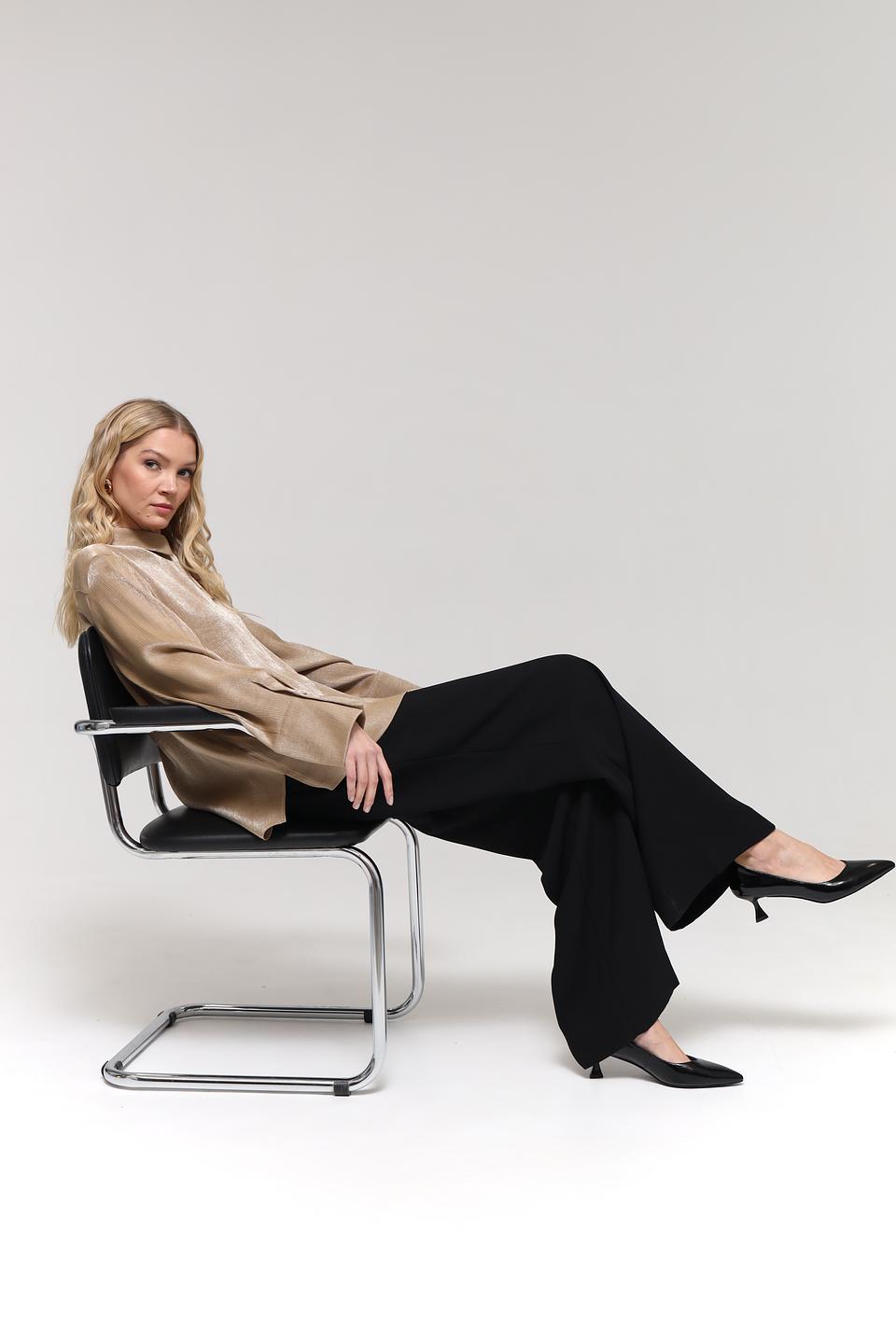 Брюки клёш Gerry Weber чёрные