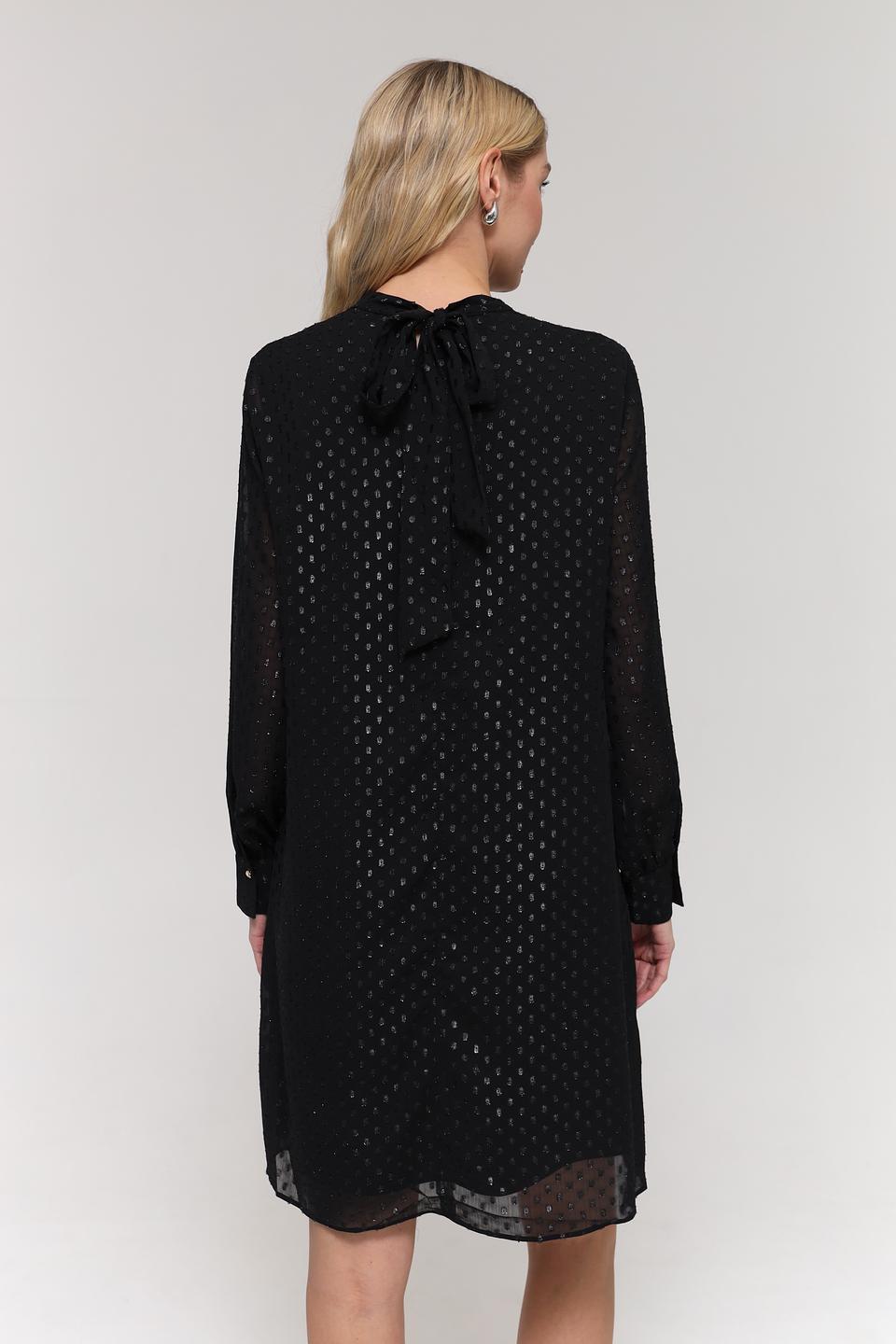 Платье Taifun с вырезом чёрное