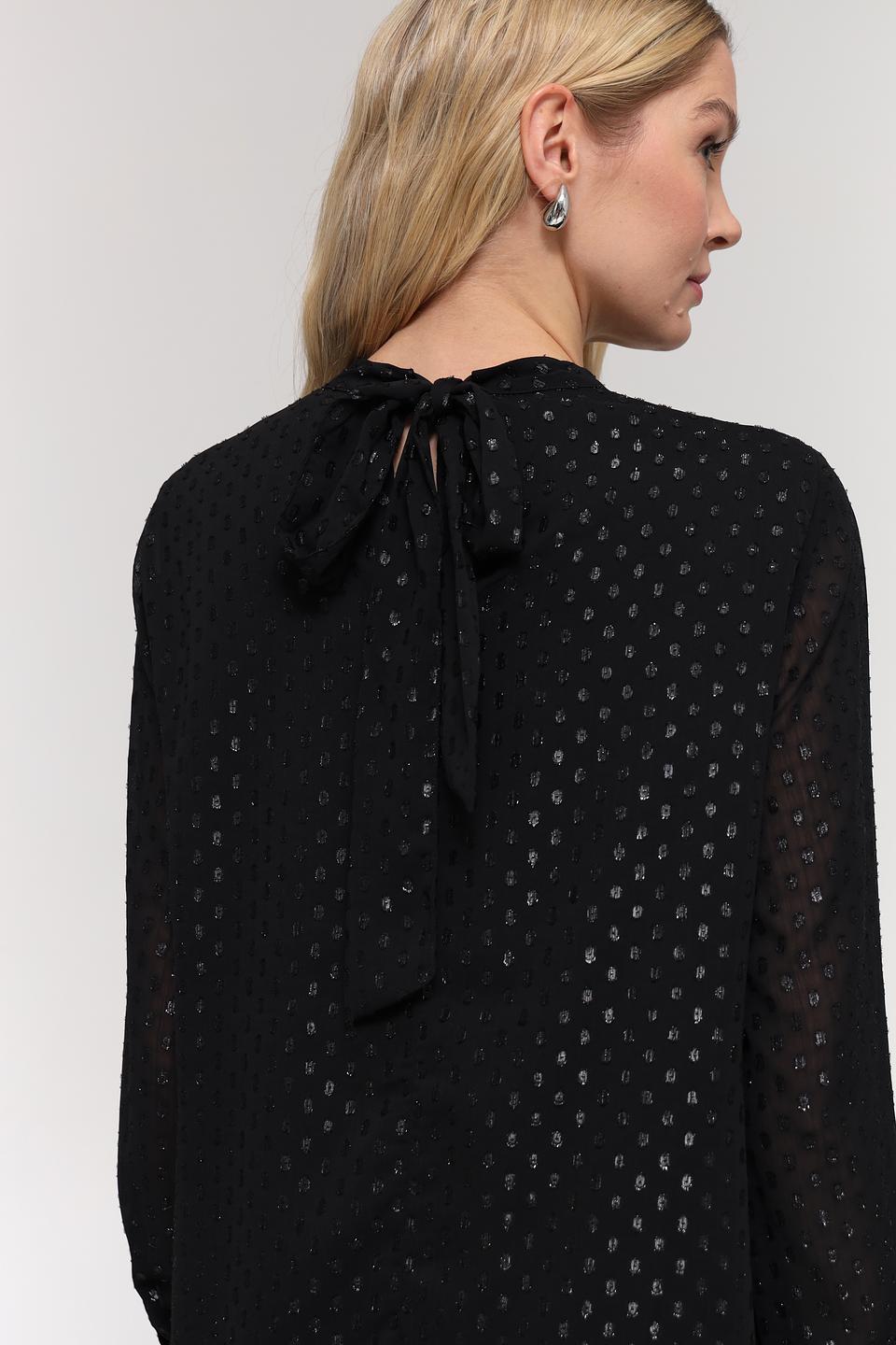 Платье Taifun с вырезом чёрное