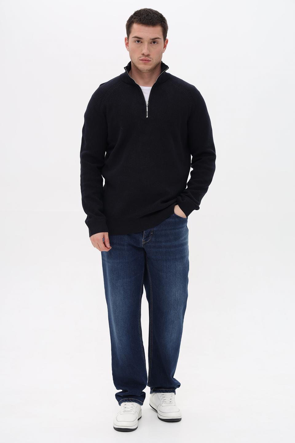 Джемпер Tom Tailor с молнией чёрный