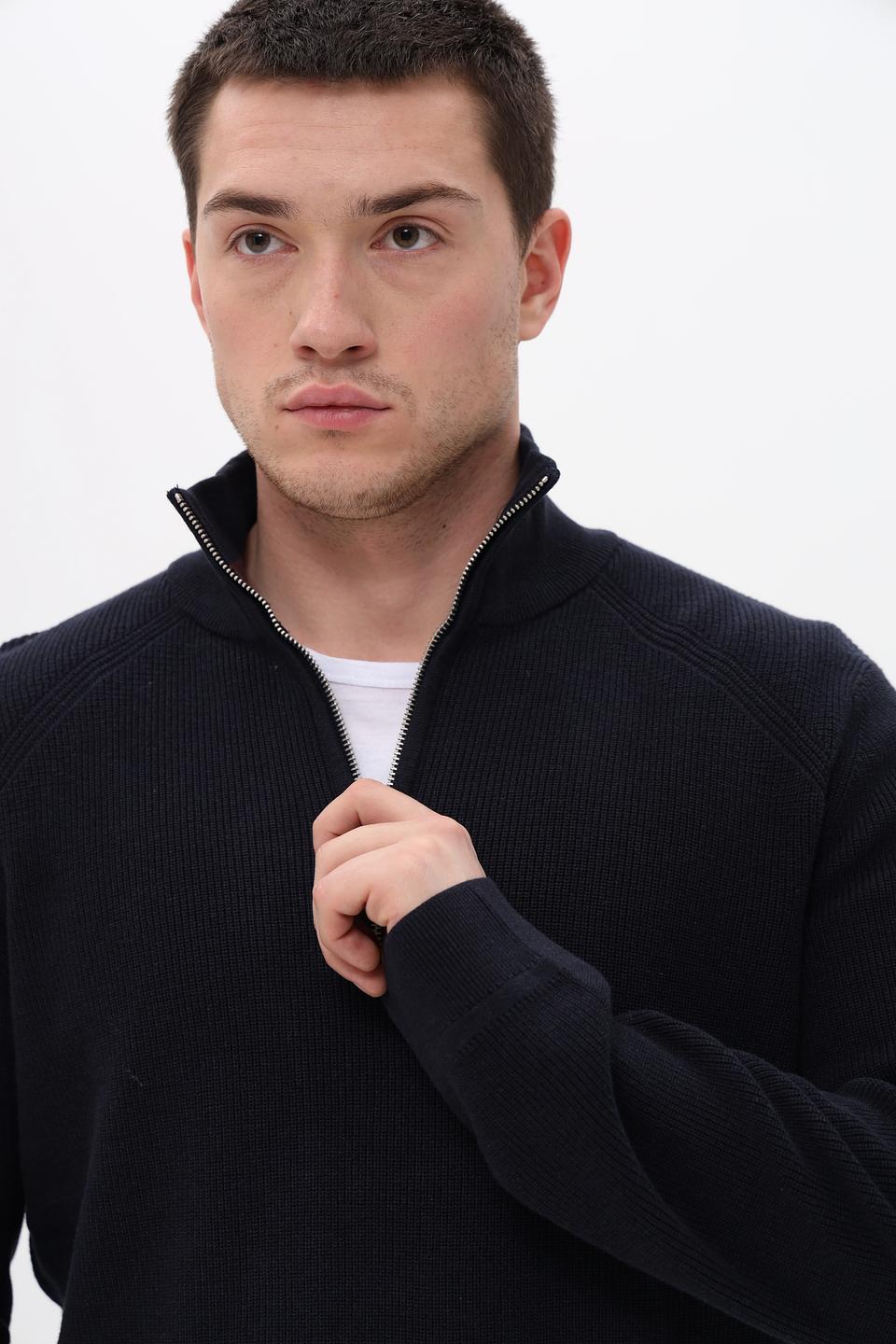 Джемпер Tom Tailor с молнией чёрный