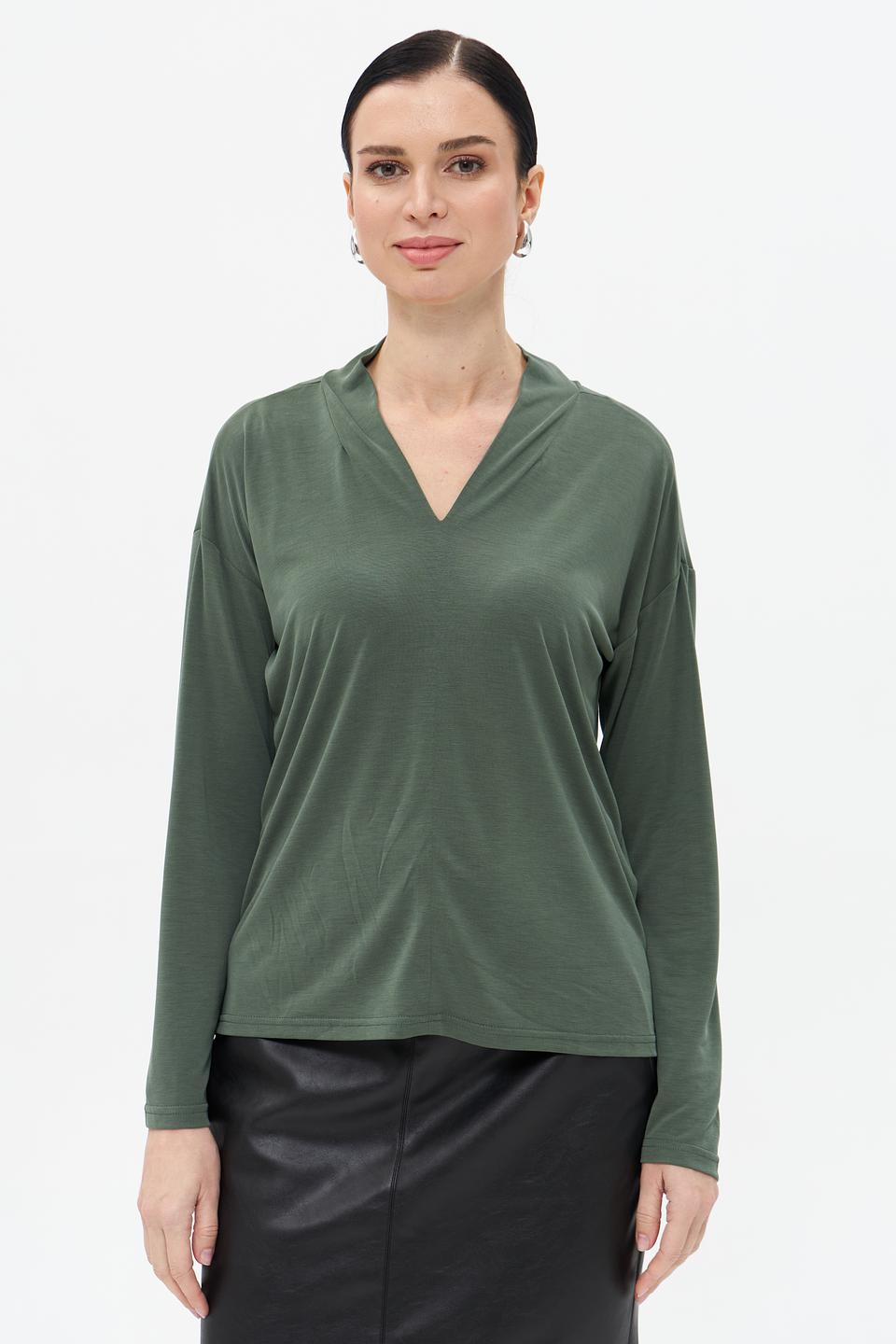 Футболка Broadway с V-образным вырезом хаки