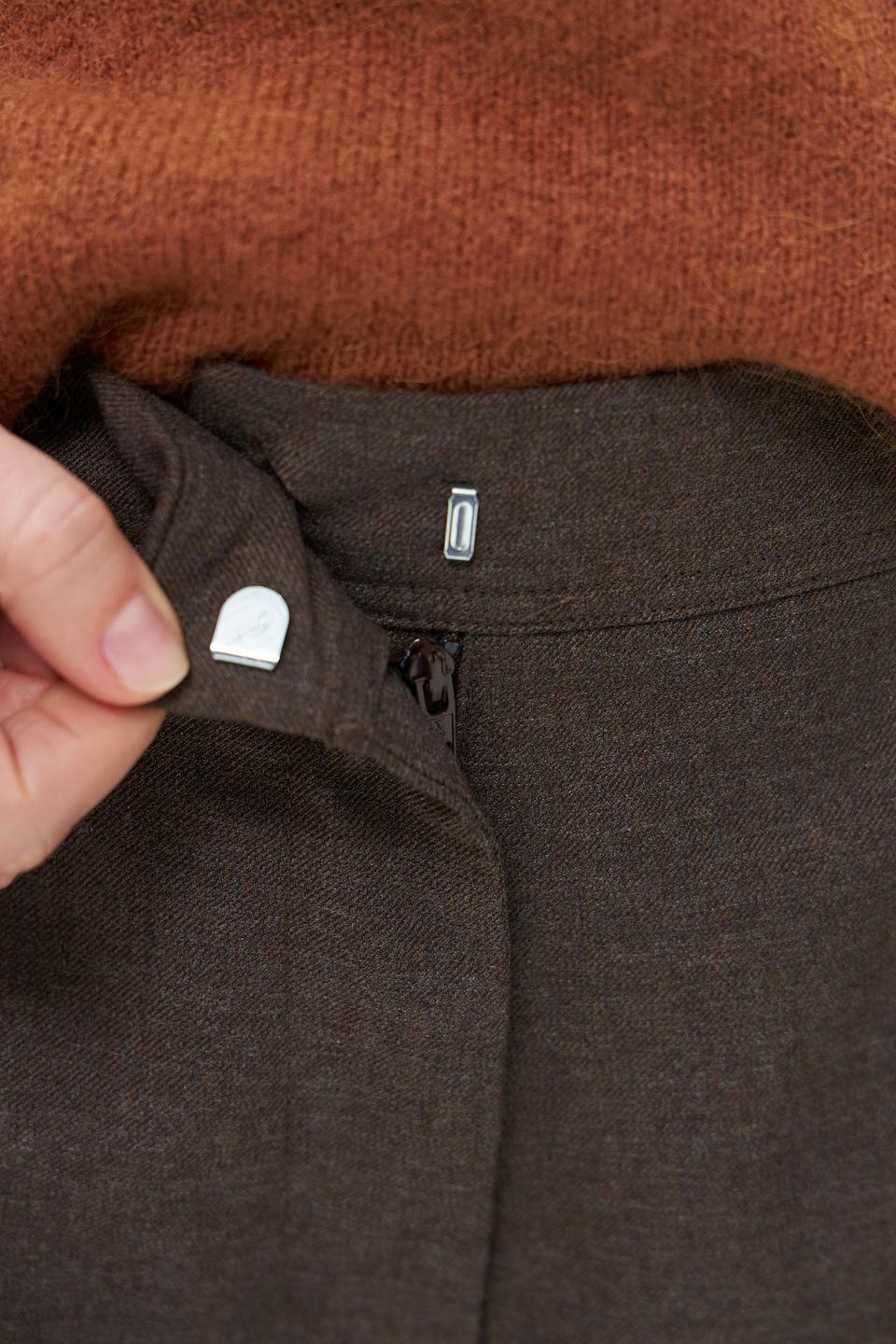 Брюки Cinque клёш коричневые