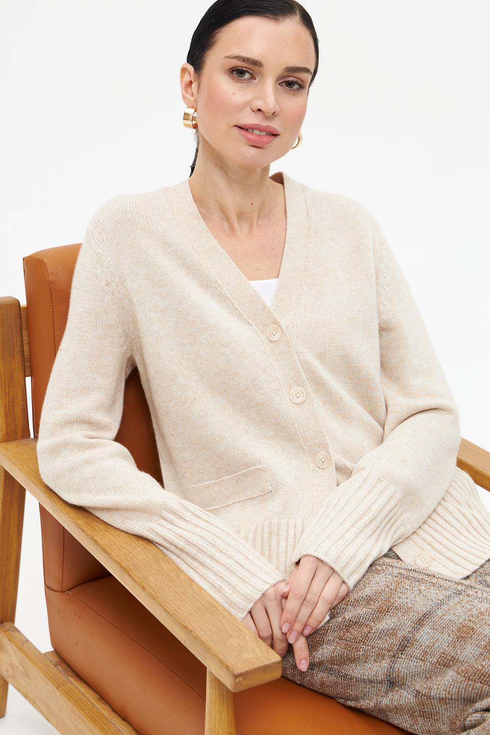 Жакет Gerry Weber вязаный бежевый