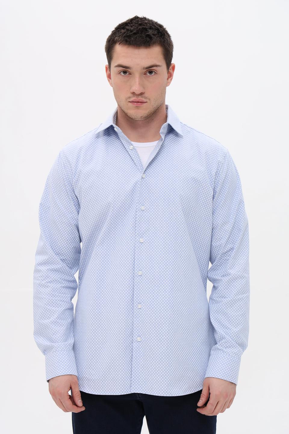 Рубашка Seidensticker в голубую клетку