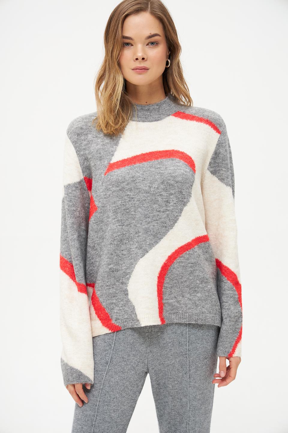 Пуловер Lecomte с узором