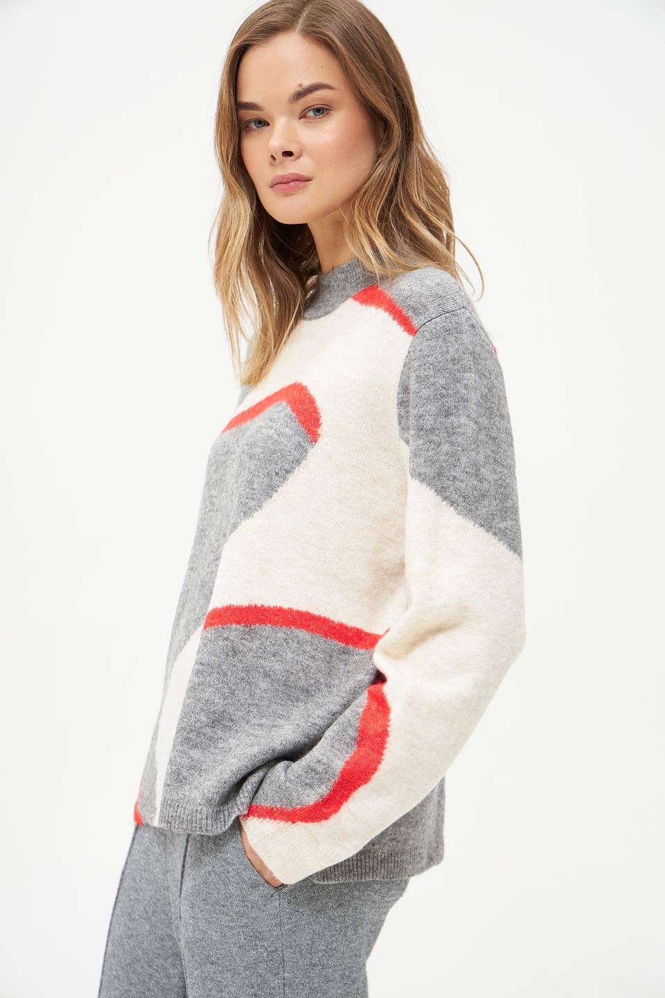 Пуловер Lecomte с узором