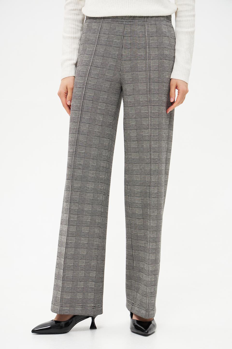 Брюки классические в клетку Oui
