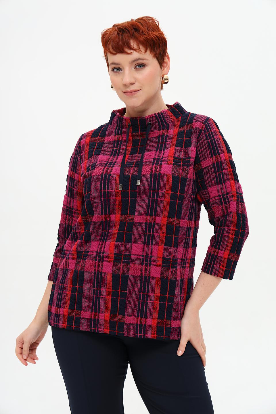 Пуловер Rabe collection в клетку