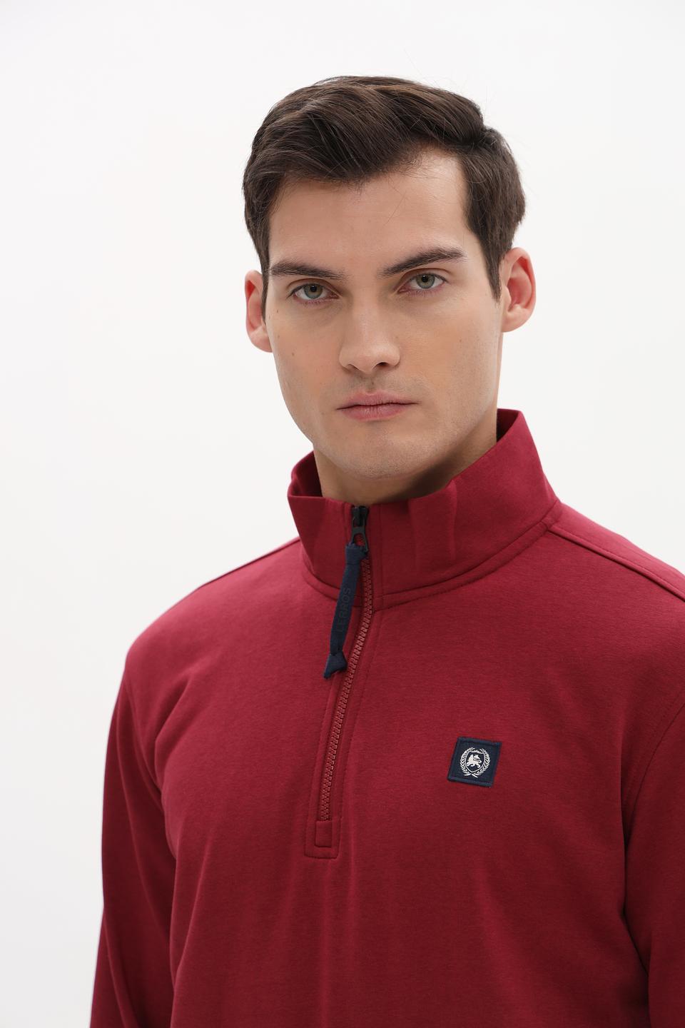 Джемпер Lerros с молнией бордовый