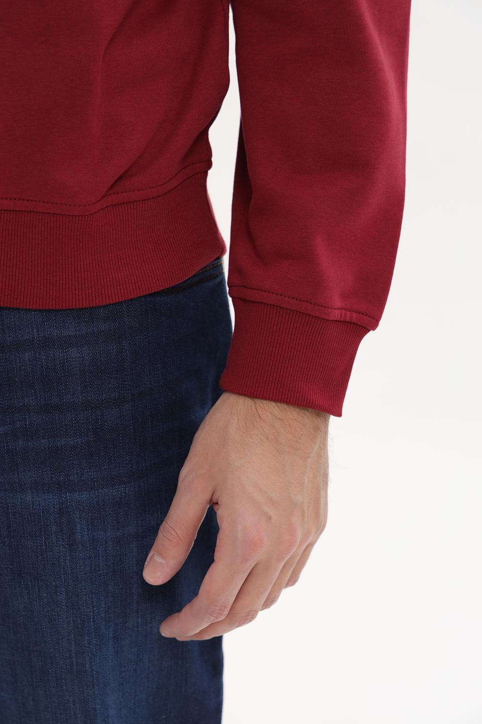 Джемпер Lerros с молнией бордовый