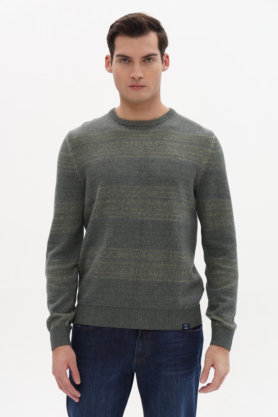 Джемпер Lerros хаки с меланжем
