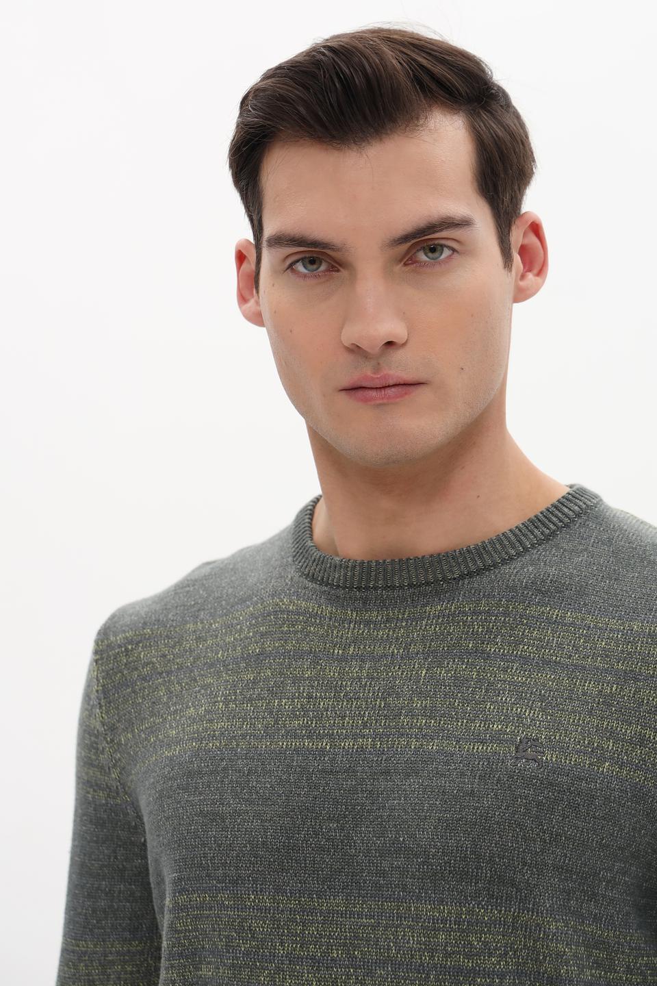 Джемпер Lerros хаки с меланжем