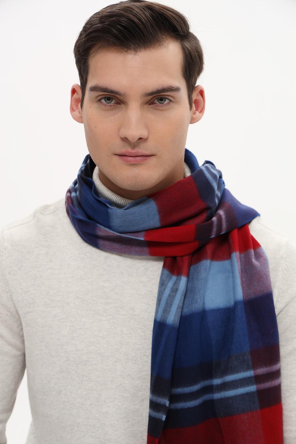 Шарф Bugatti ACC в клетку