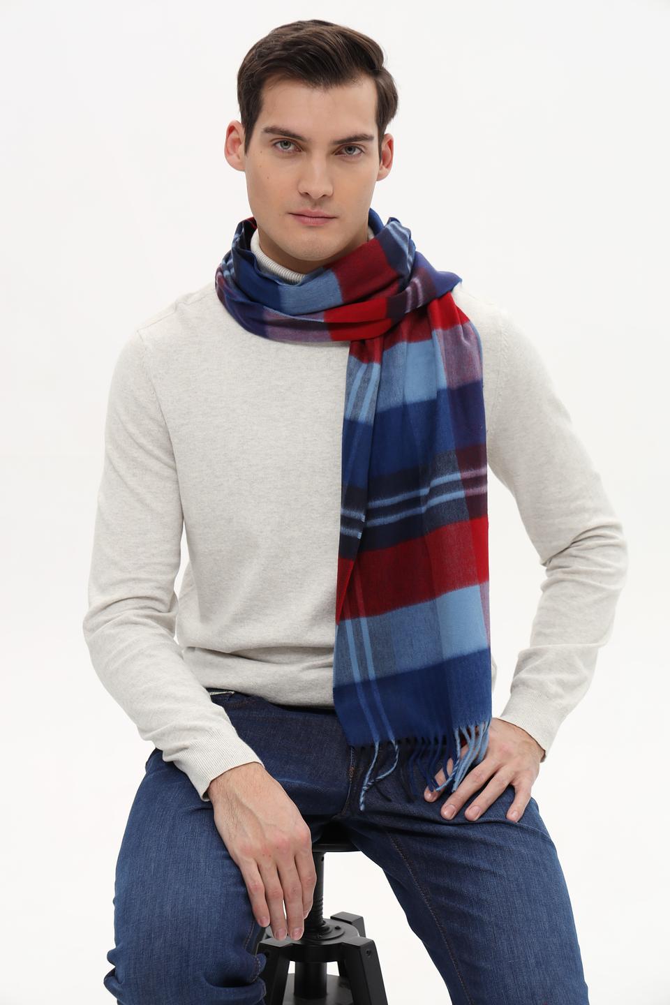 Шарф Bugatti ACC в клетку