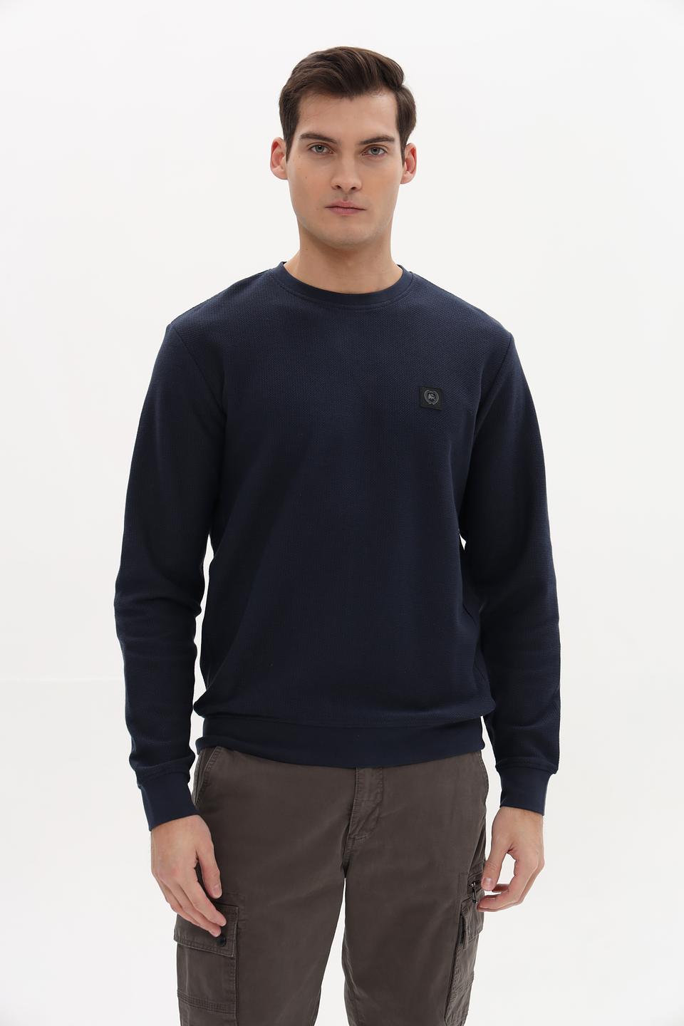 Джемпер Lerros мужской тёмно-синий
