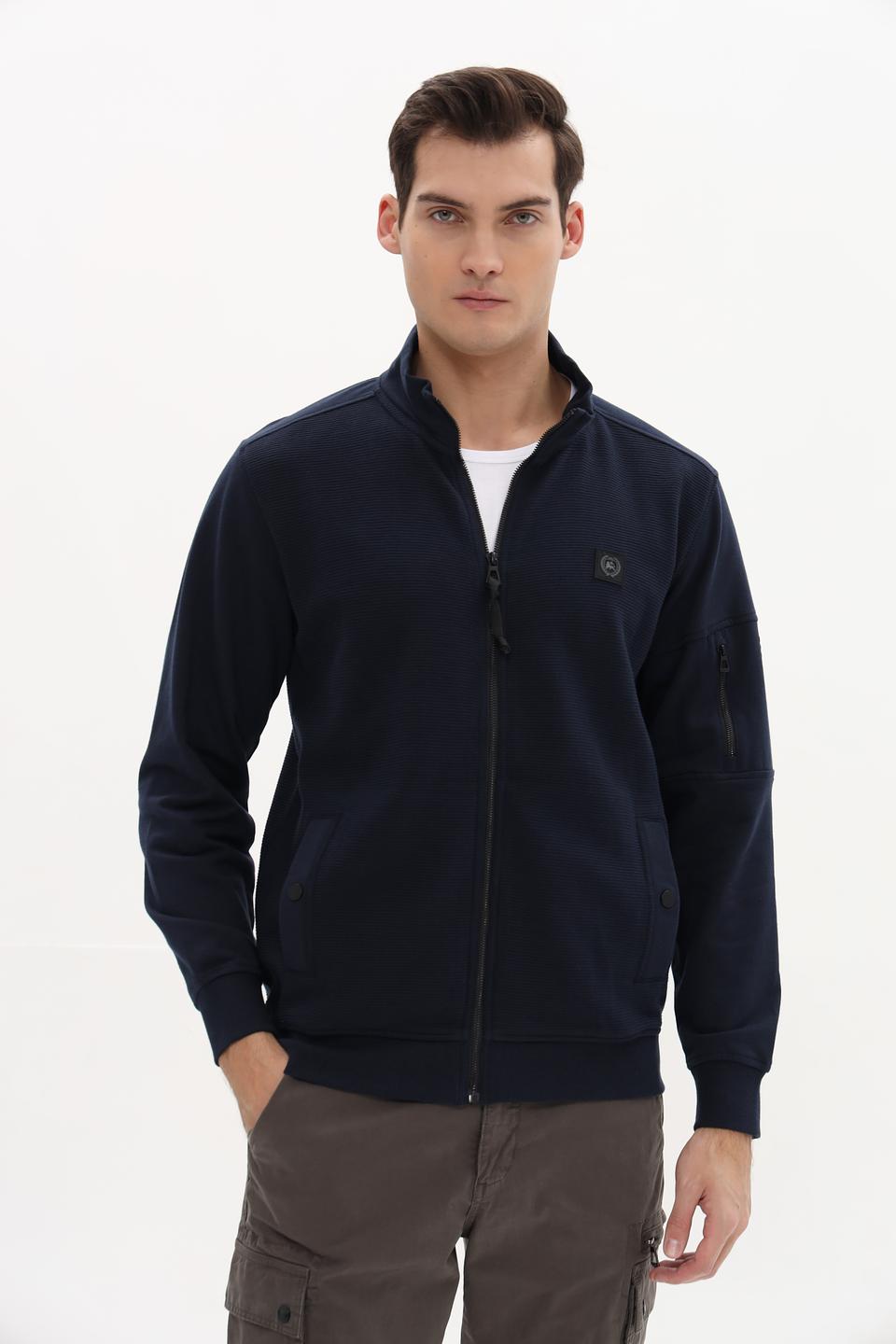 Кардиган Lerros мужской тёмно-синий