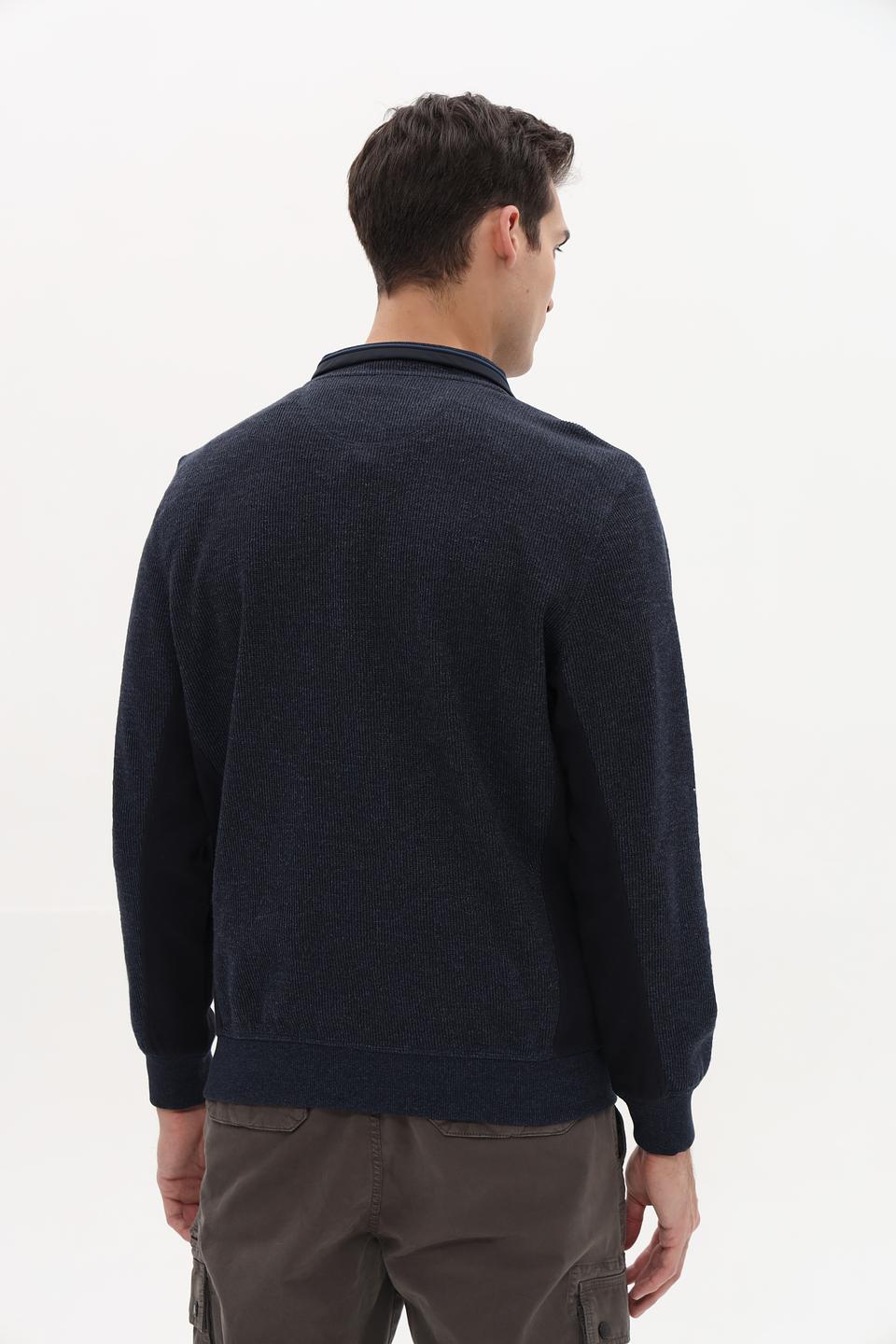 Джемпер Casa Moda с молнией темно-синий