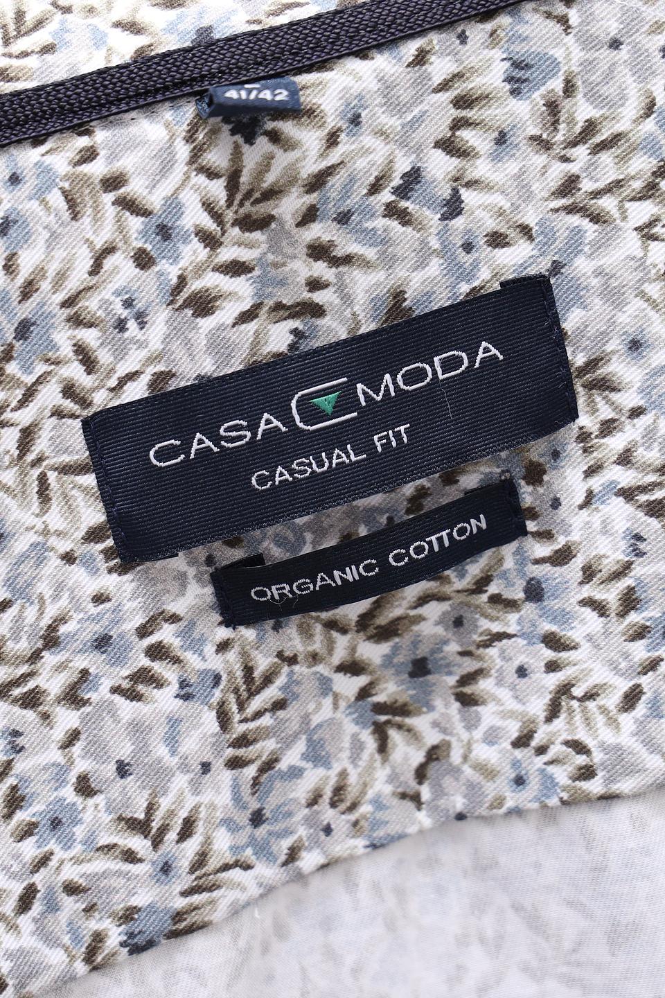 Рубашка Casa Moda с принтом голубой