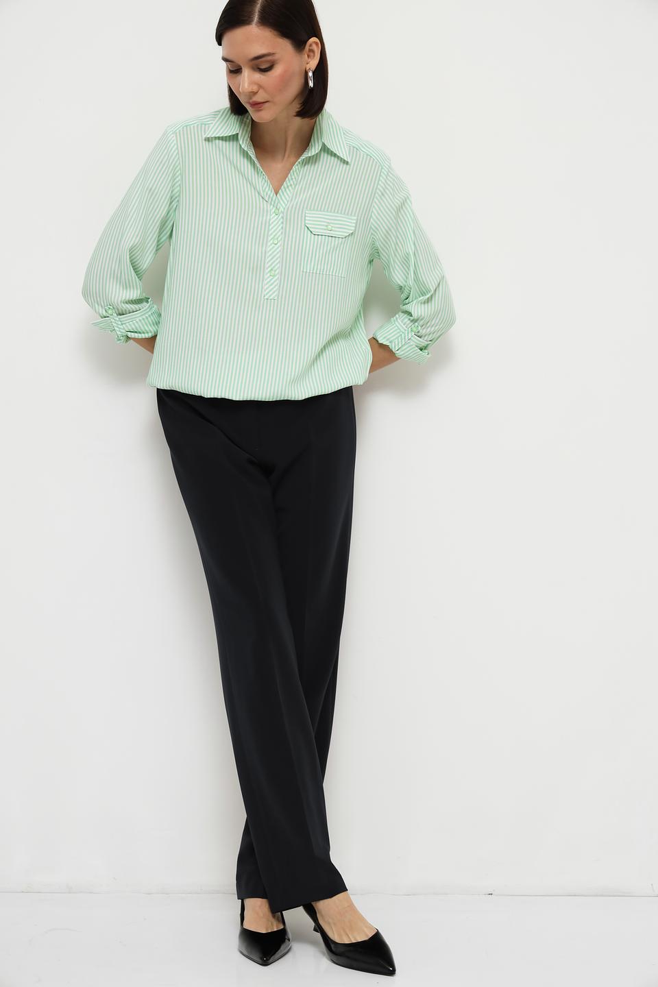 Брюки классические Bianca темно-синие