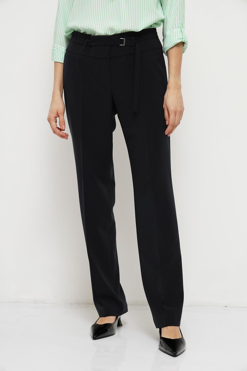 Брюки классические Bianca темно-синие