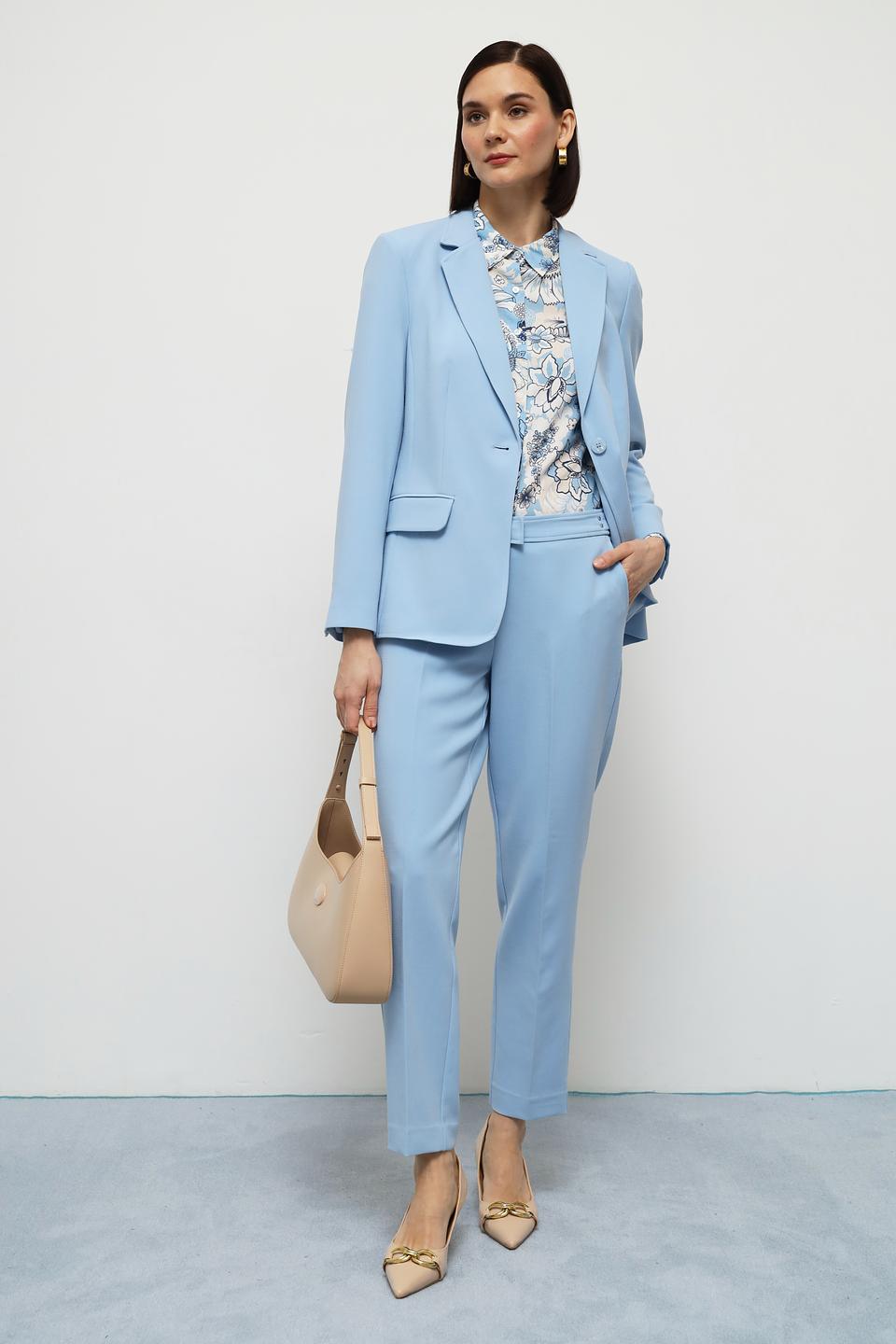 Брюки классические Olsen голубые