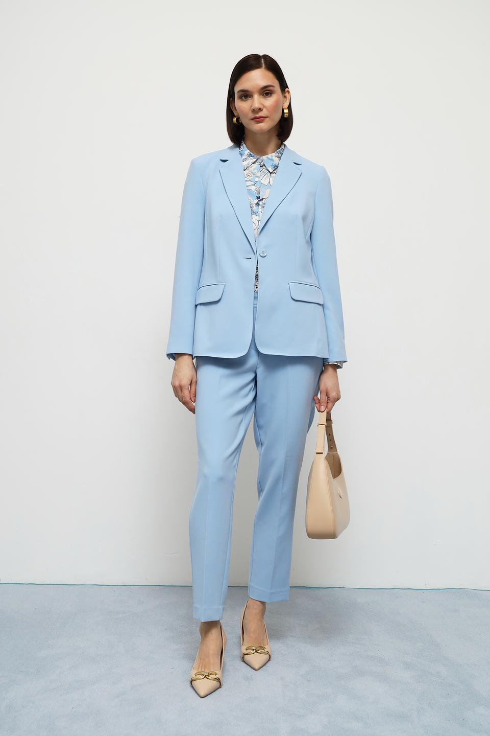 Жакет Olsen голубой приталенный