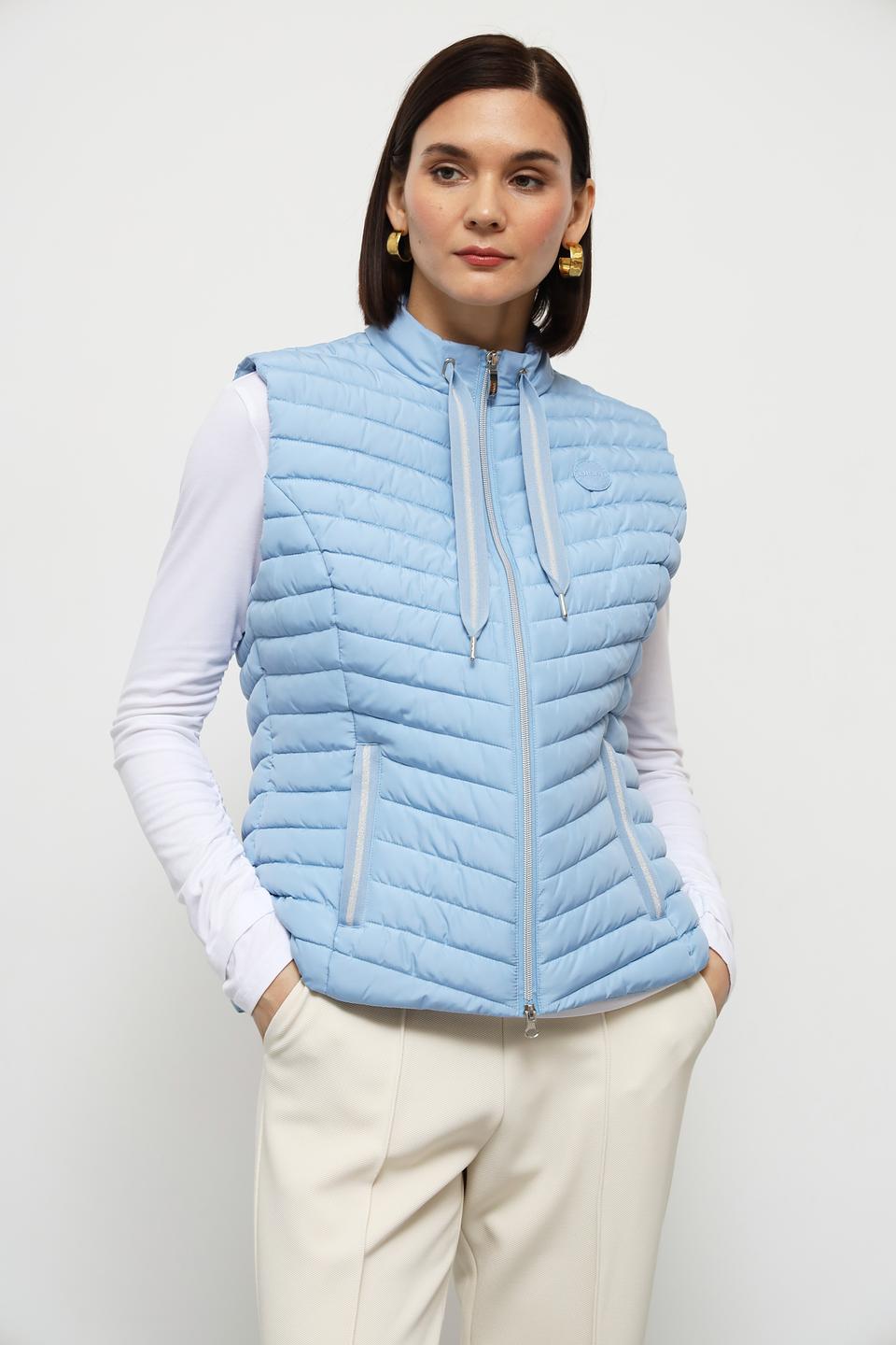 Жилет Olsen стеганый голубой