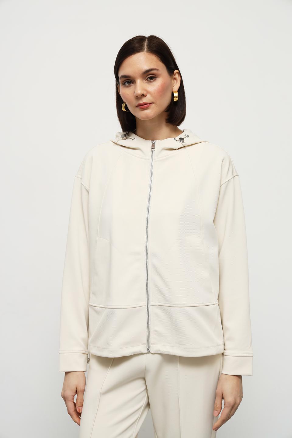 Жакет Olsen с капюшоном бежевый