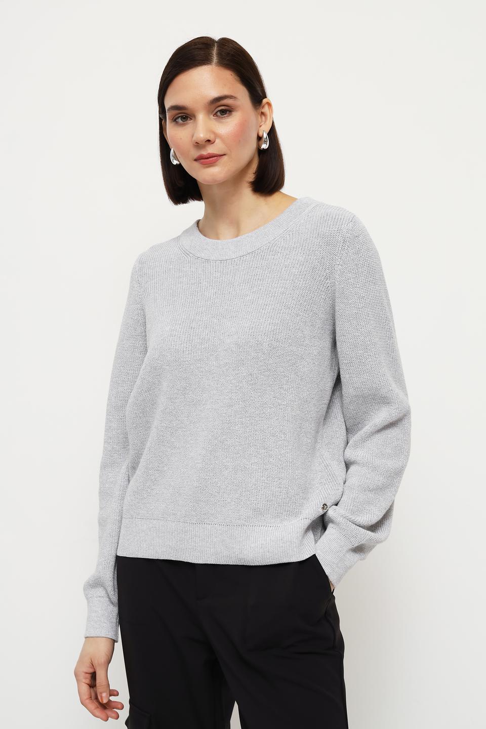 Пуловер Monari серый меланж